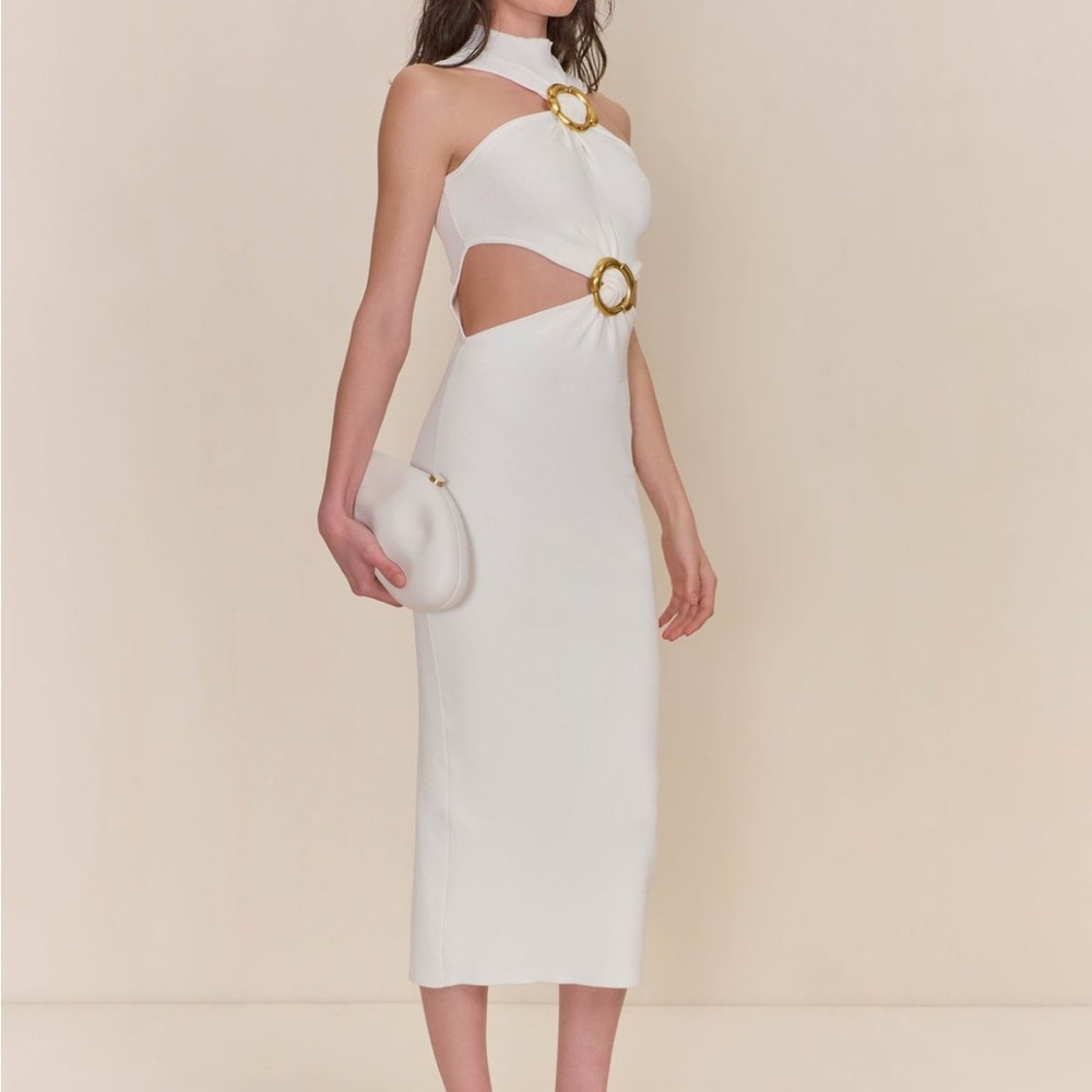 Cult Gaia - Ambar Knit Dress / Off White XS